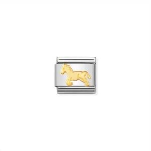 NEW NOMINATION unisex animals links bracelet in horse